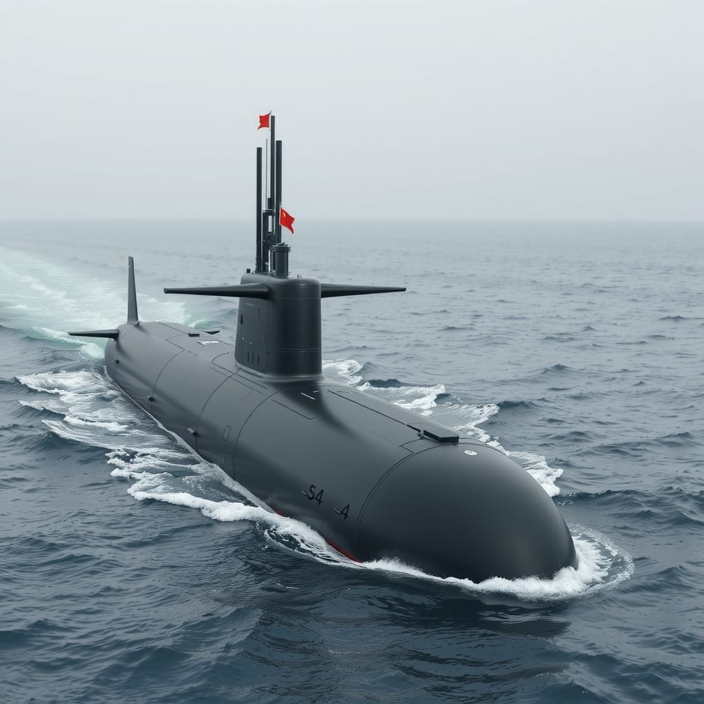 China avanza en submarinos no tripulados de 45 metros con una nodriza clave