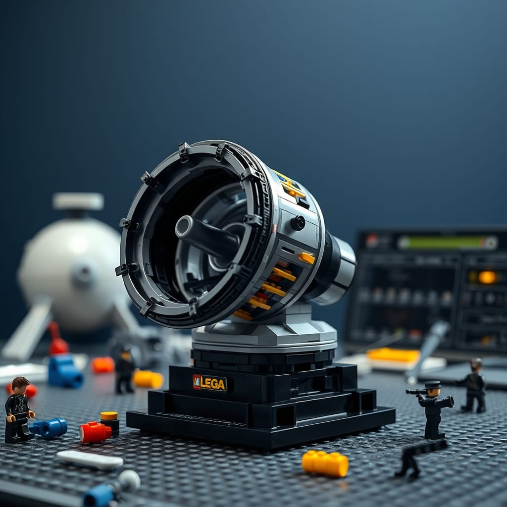 Lego lanzó una réplica detallada del Telescopio Espacial Hubble