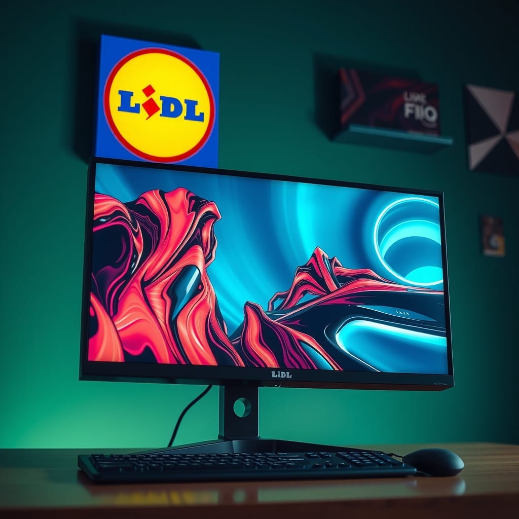 Lidl vende un monitor gaming Chiq de 24 pulgadas y 180 Hz por 129,99 euros
