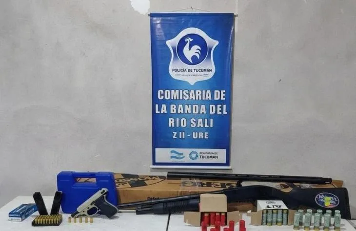Allanamientos en Banda del Río Salí: secuestran armas y buscan a 'Joni'