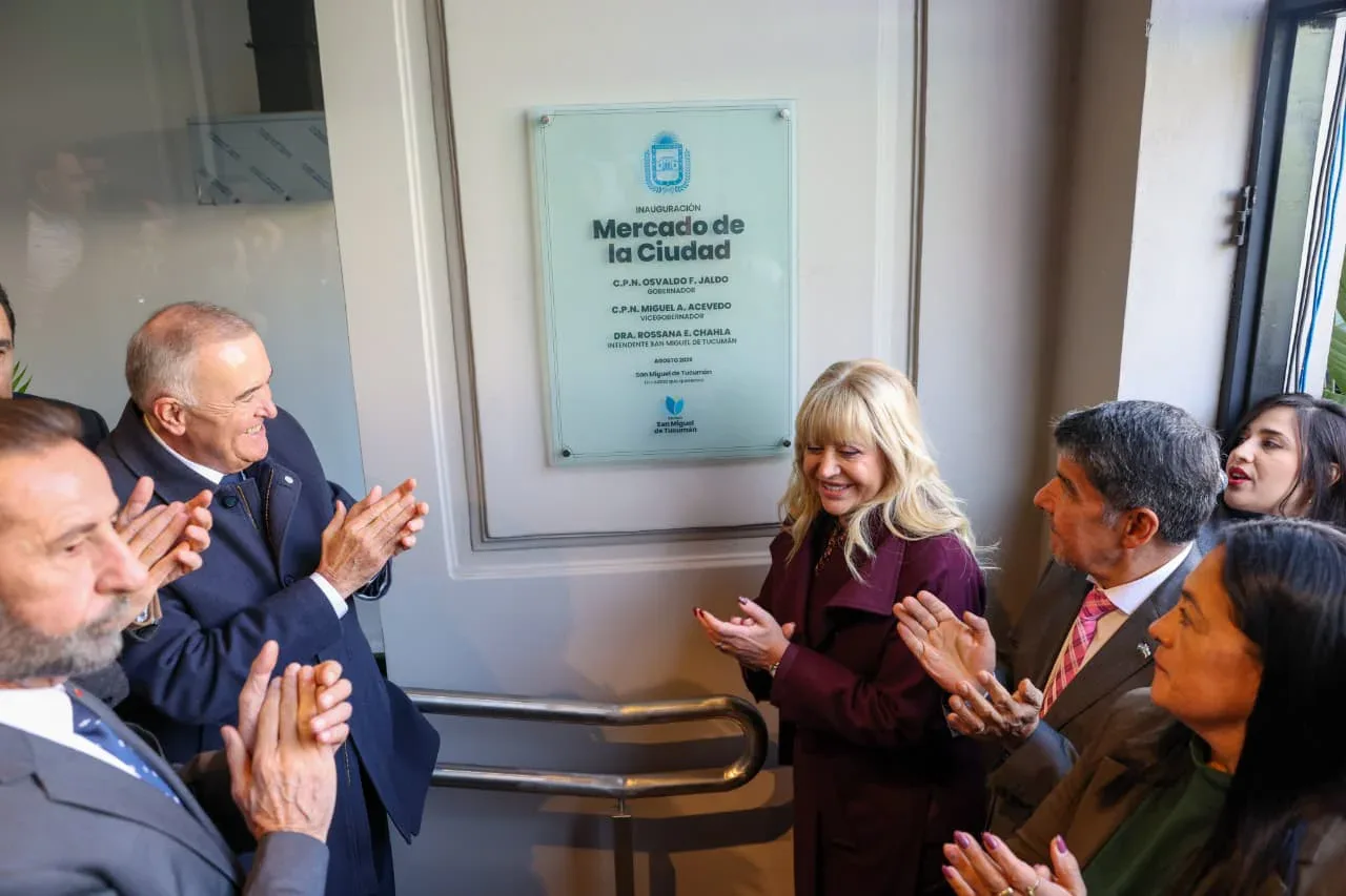 Chahla y Jaldo inauguraron el renovado Mercado de la Ciudad