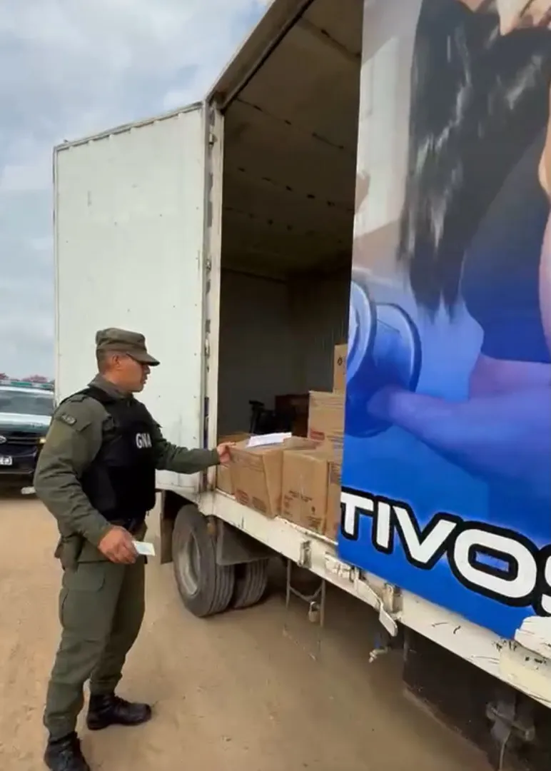 Gendarmes en Formosa impiden contrabando de 549 suplementos deportivos a Paraguay