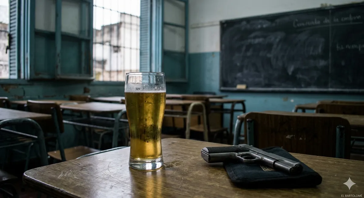 Disparo accidental en escuela: alumno herido y protocolo activado