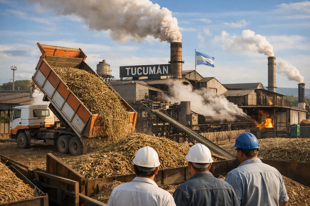 Tucumán bate récord en molienda de caña: 134 mil toneladas diarias en zafra 2026
