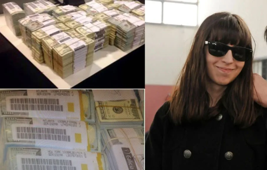 Banco Galicia confirmó que los dólares de Florencia Kirchner están disponibles para decomiso