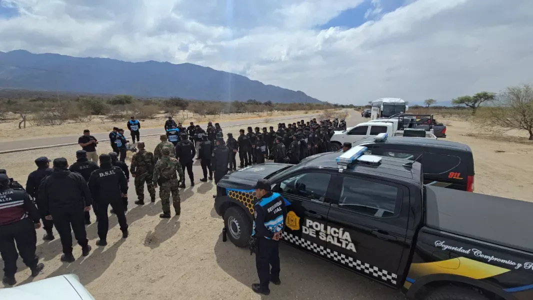 Salta desplegó un operativo interprovincial en las rutas 40 y 68 con más de 80 efectivos