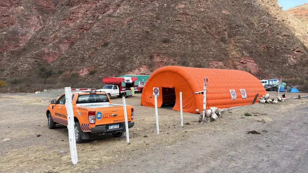 Defensa Civil activa nodos de asistencia para peregrinos del Milagro 2026 en Salta