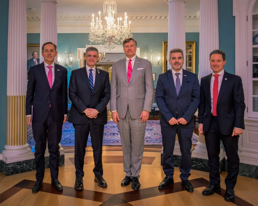 Jorge Macri se reunió con Christopher Landau en Washington D. C.