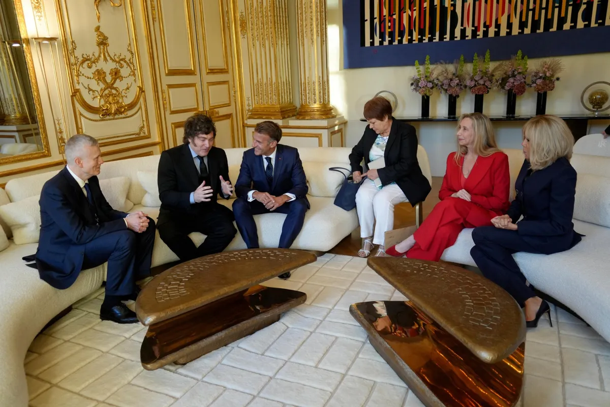 Milei se reunió con Macron en el Elíseo: inversiones francesas y preguntas por el ajuste
